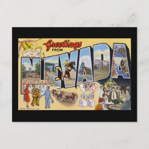 Greetings from Nevada Postcard