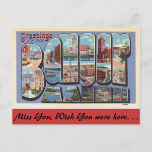 Greetings from New Bangor Postcard