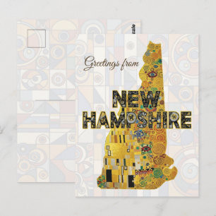 Greetings from New Hampshire Postcard