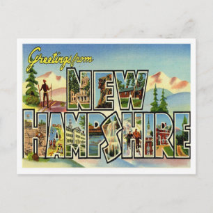 Greetings From New Hampshire Postcard