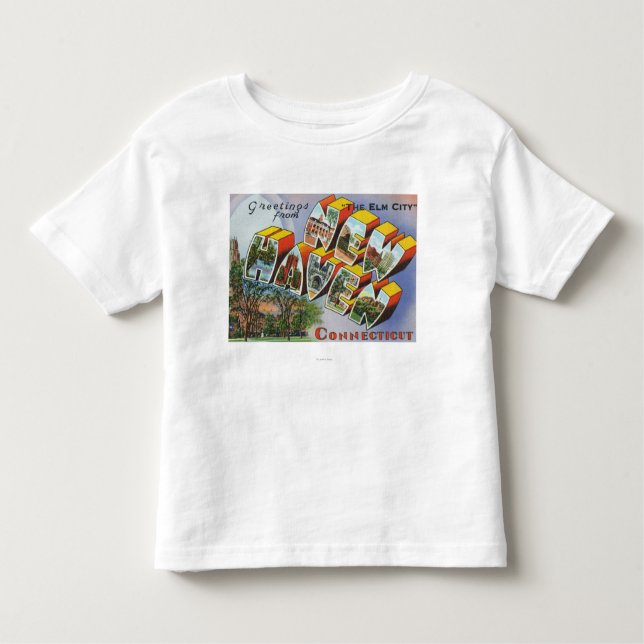 Greetings From New Haven, CT Toddler T-Shirt (Front)