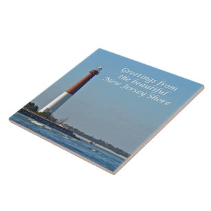 Greetings From New Jersey - Barnegat Light Tile