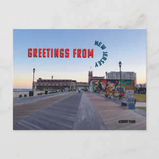 Greetings from New Jersey Postcard