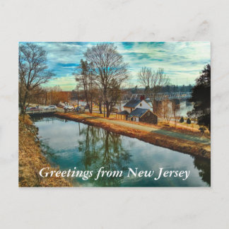 Greetings from New Jersey Postcard
