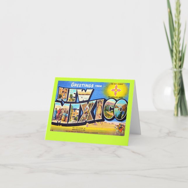 Greetings from New Mexico Card (Front)