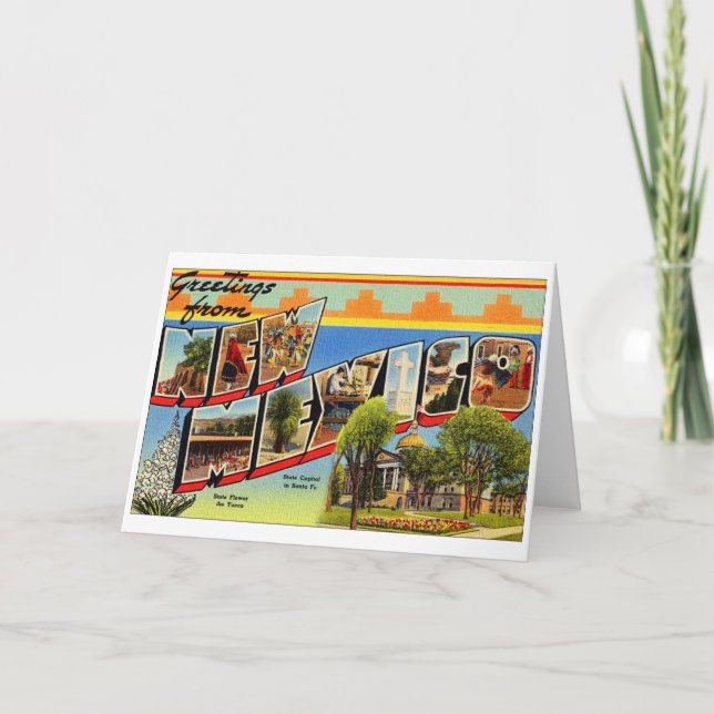 Greetings From New Mexico Card (Front)