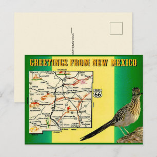 Greetings from New Mexico Postcard
