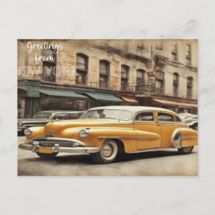 Greetings from New York Holiday Postcard