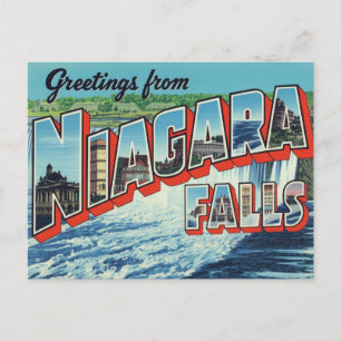 Greetings from Niagara Falls Postcard