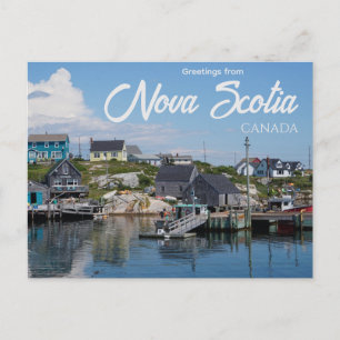 Greetings from Nova Scotia Postcard Canada