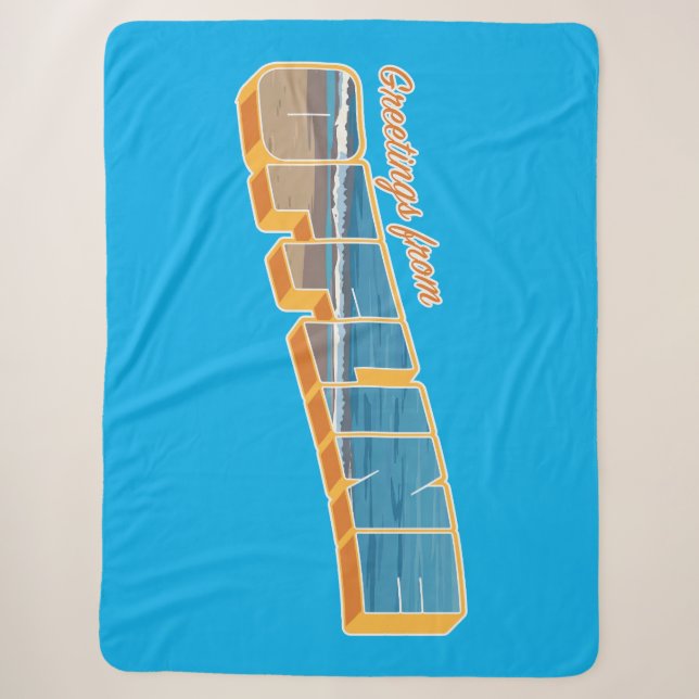 Greetings from Offline Sherpa Blanket (Front)