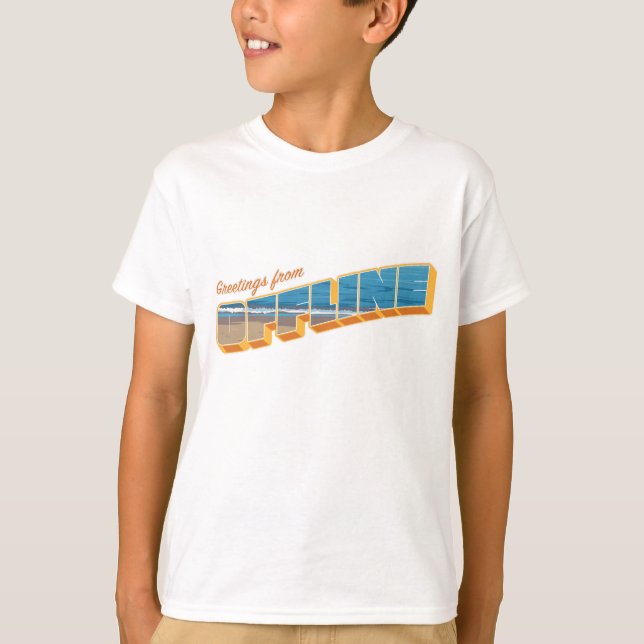 Greetings from Offline T-Shirt (Front)