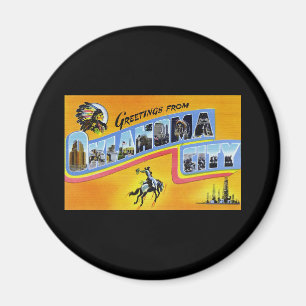 Greetings from Oklahoma City Oklahoma Magnet
