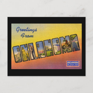 Greetings from Oklahoma Postcard