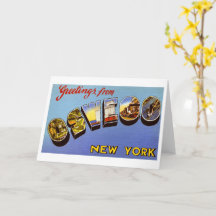Greetings from Oswego New York Vintage