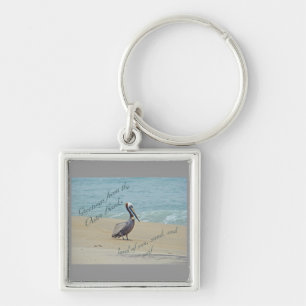 Greetings From Outer Banks OBX NC Key Ring