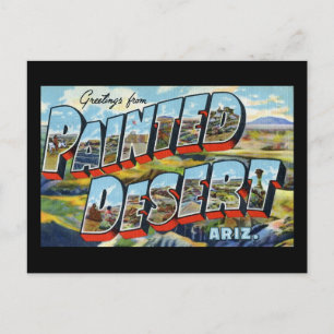 Greetings from Painted Desert Arizona Postcard