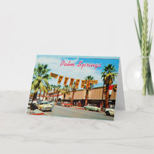 Greetings from Palm Springs, 1950s, Card