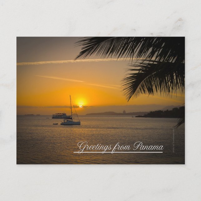 Greetings from Panama postcard (Front)