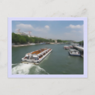Greetings From Paris (Seine-River) Postcard