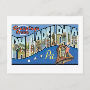Greetings from Philadelphia, PA Postcard