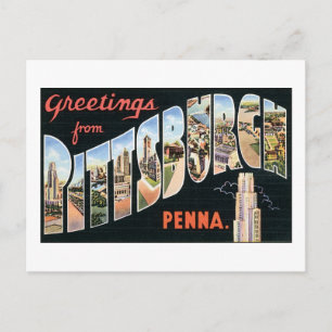 Greetings from Pittsburgh, Penna Postcard