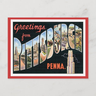 Greetings From Pittsburgh,Pennsylvania Postcard