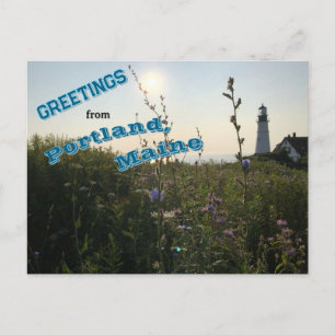Greetings from Portland, Maine Postcard