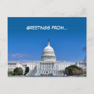 Greetings from... - Postcard - Template