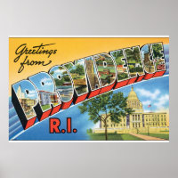 Greetings from Providence RI_Vintage Travel