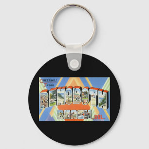 Greetings from Rehoboth Beach Delaware Key Ring