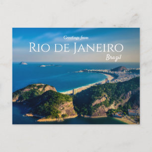 Greetings from Rio De Janeiro Brazil Postcard