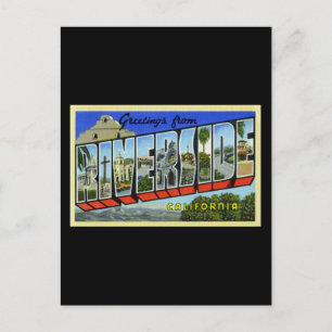 Greetings from Riverside California Postcard