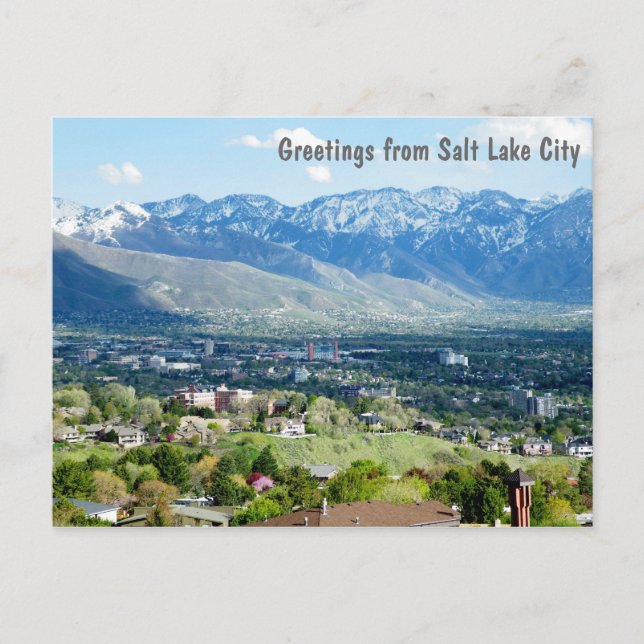 Greetings from Salt Lake City Postcard (Front)