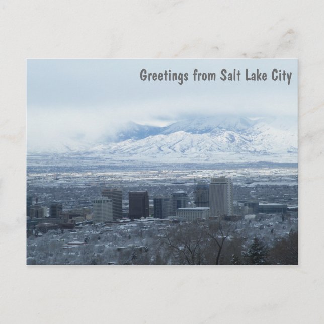 Greetings from Salt Lake City Postcard (Front)