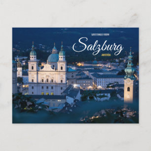 Greetings from Salzburg Austria Postcard Scenic