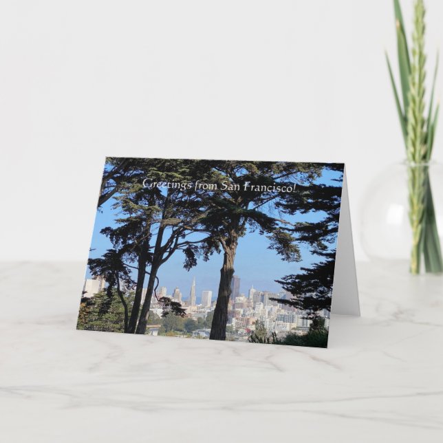 Greetings from San Francisco! Note Card (Front)