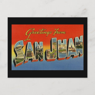 Greetings from San Juan Postcard