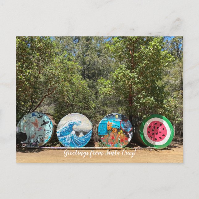 Greetings from Santa Cruz! Postcard (Front)