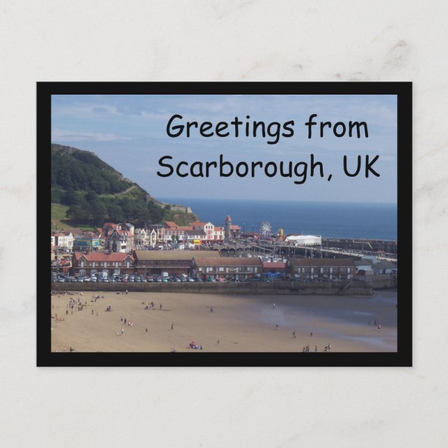 Greetings from Scarborough, UK postcard (Front)