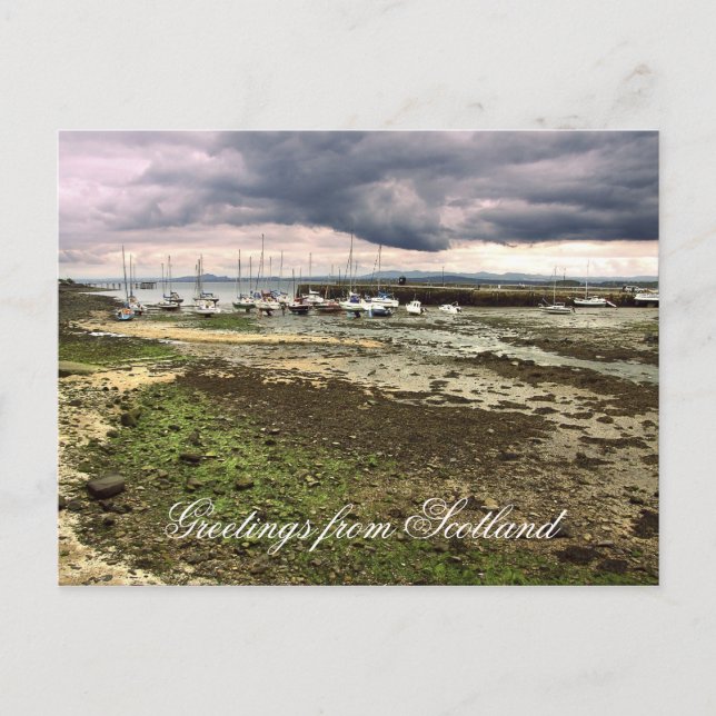 Greetings from Scotland, Aberdour Postcard (Front)