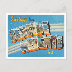 Greetings from Seaside Heights, New Jersey Travel Postcard