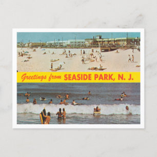 Greetings from Seaside Park, New Jersey Travel Postcard