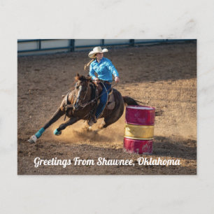 Greetings From Shawnee, Oklahoma Postcard