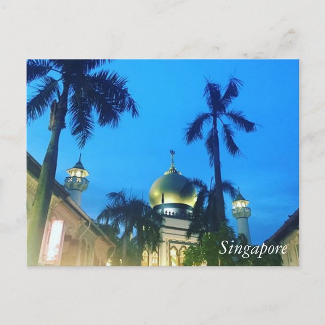 Greetings from Singapore Postcard (Front)