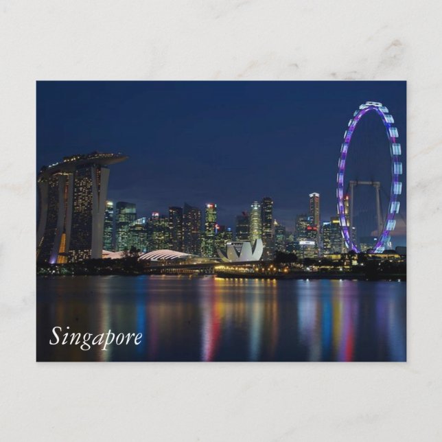 Greetings from Singapore Postcard (Front)