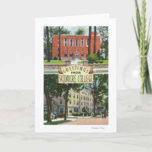 Greetings from Skidmore College Scenes Card