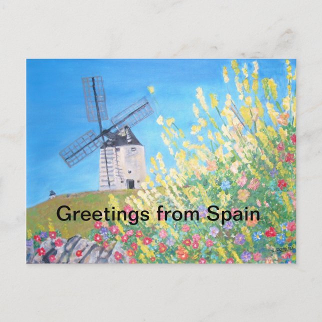 Greetings from Spain Postcard (Front)