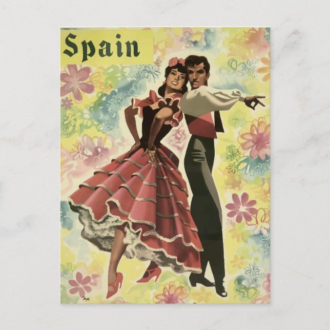 Greetings From Spain Postcard (Front)