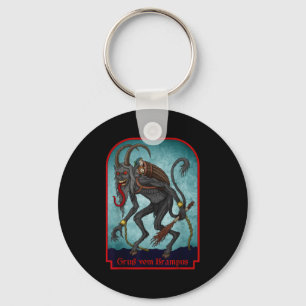 Greetings From Ss Vom Krampus Christmas Festive Ho Key Ring